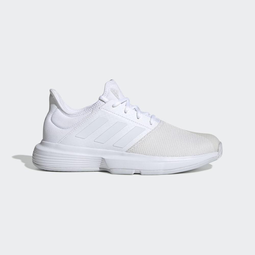 Pantofi Tenis Adidas GameCourt Dama Romania - Albi/Gri EG2016